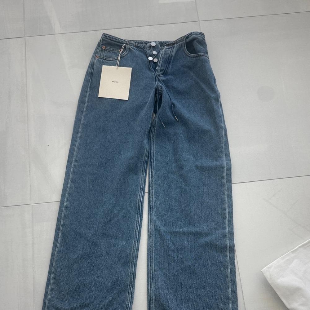 Classic Blue Denim Women's Pants